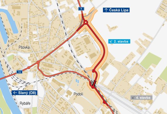 Silnice I/9, I/16: Mělník, obchvat, 2. stavba